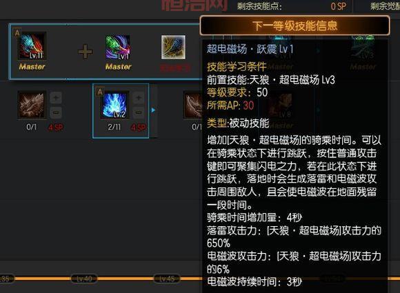 疾风之刃天狼星技能加点：新手必看，快速上手