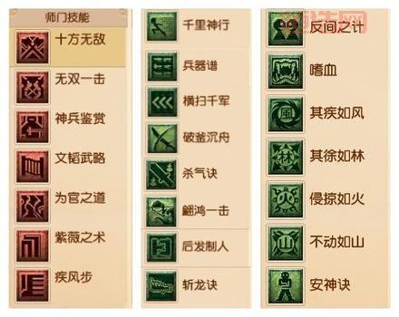 大唐官府技能深度解析：横扫千军、后发制人、翩鸿一击...