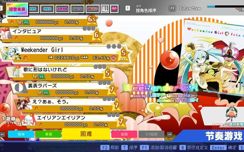 初音未来歌姬计划MEGA 39’s 101首歌曲全解析