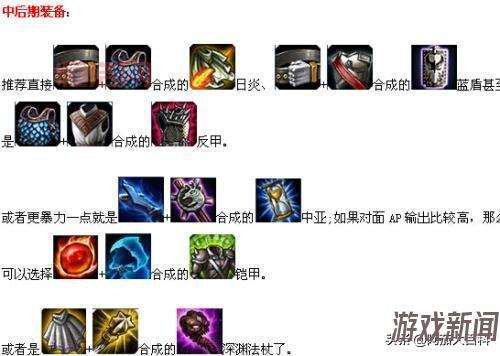 AD石头人出装全解析：适应不同对局