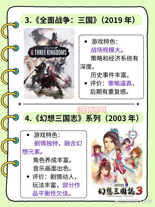 2022年三国游戏哪个好玩？骨灰玩家良心推荐！