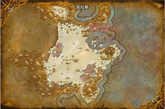诅咒之地矿点分布图，老玩家带你挖矿不迷路！