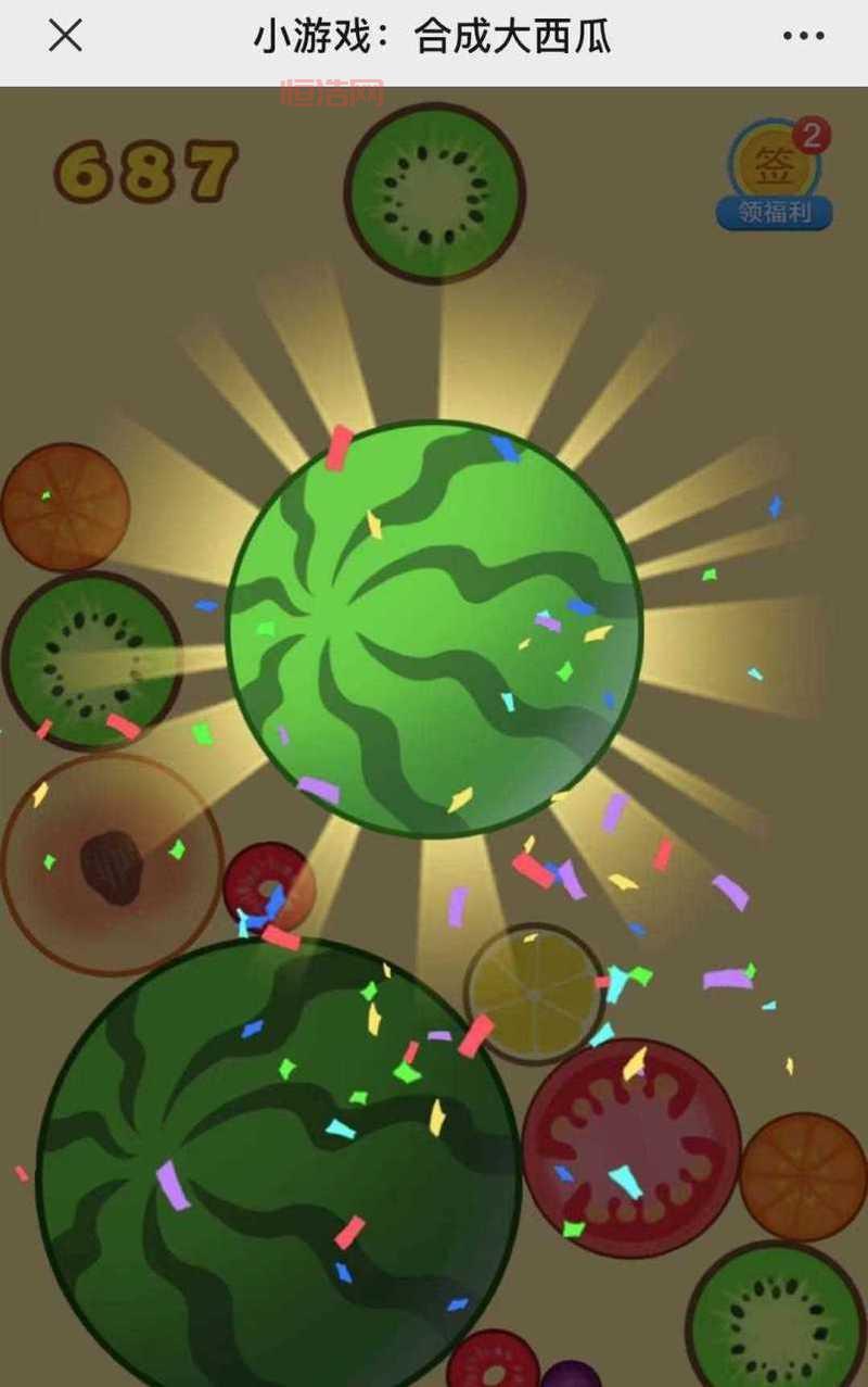 合成大西瓜小游戏链接分享，免下载点击即玩！