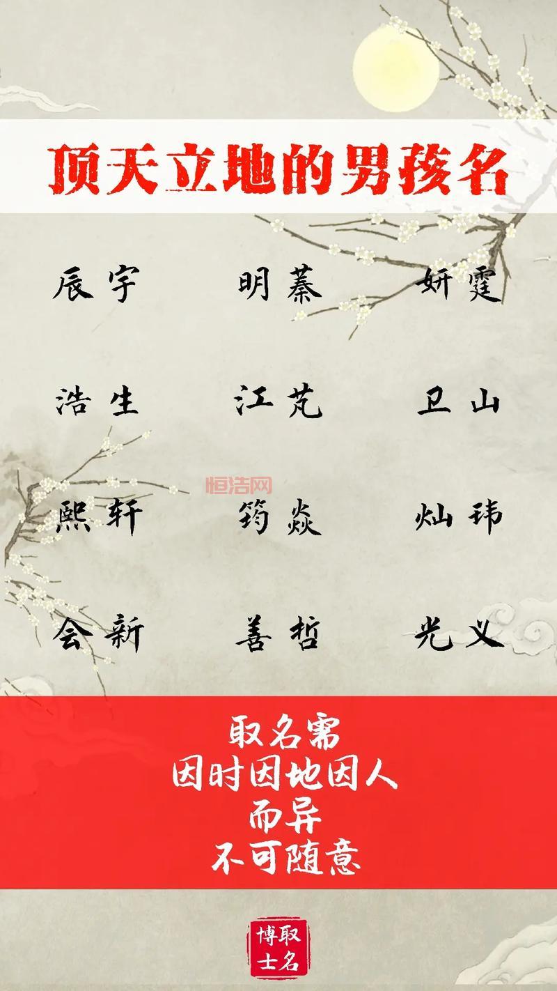 天攻名字含义解析：顶天立地与攻苦食淡的深意