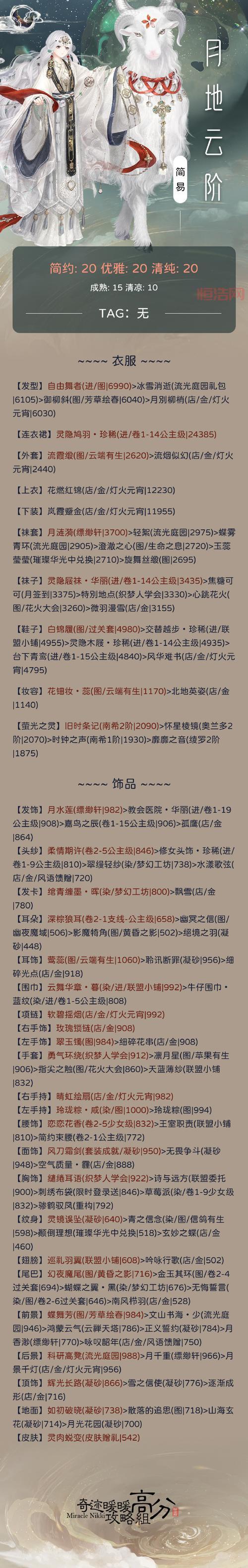 奇迹暖暖竞技场所有主题攻略汇总，轻松搭配上高分！