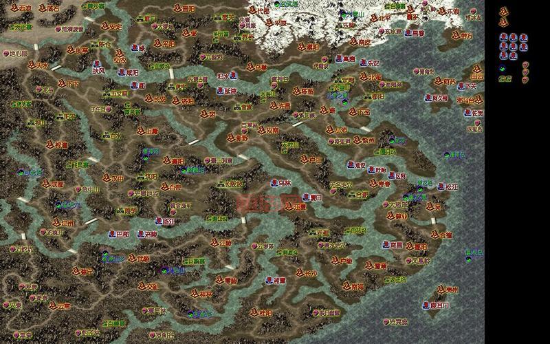 三国群英传7地图怪物点一览(最全高清大地图分享)