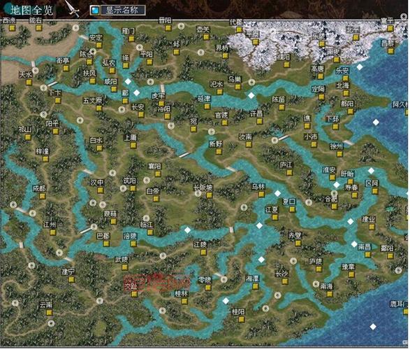 三国群英传7地图怪物点一览(最全高清大地图分享)