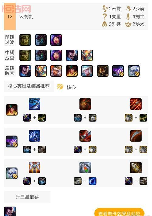 更新啦！最新版英雄联盟下棋装备合成表分享！