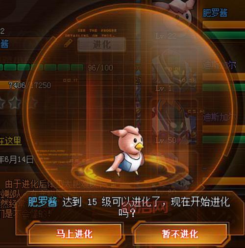 机甲旋风肥罗任务升级：解锁肥罗宠物的新玩法