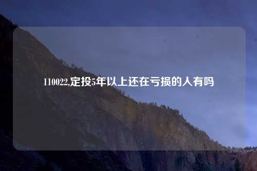 110022,定投5年以上还在亏损的人有吗