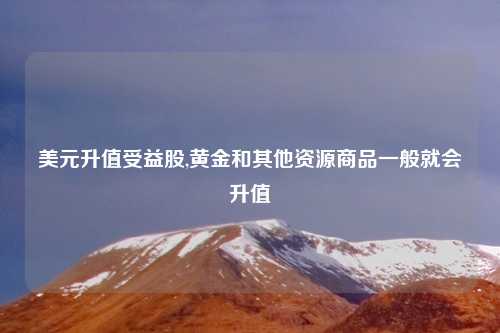 美元升值受益股,黄金和其他资源商品一般就会升值