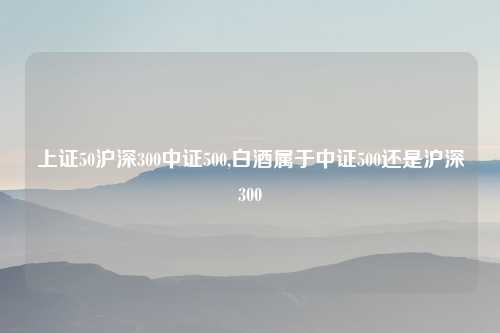 上证50沪深300中证500,白酒属于中证500还是沪深300