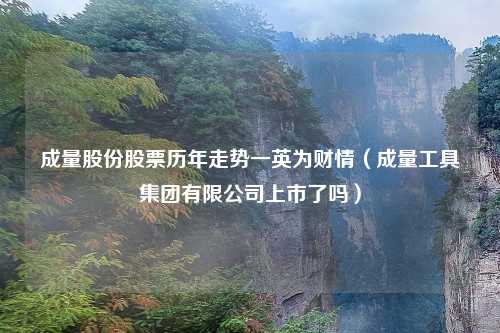 成量股份股票历年走势一英为财情（成量工具集团有限公司上市了吗）