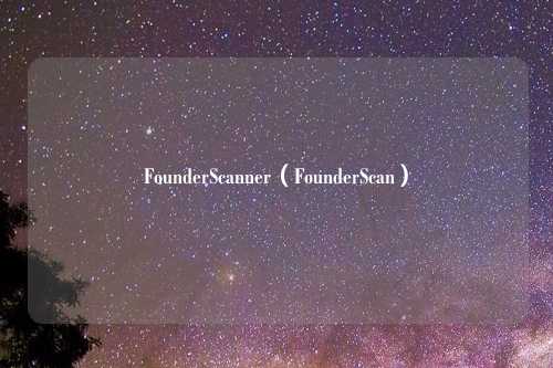 FounderScanner（FounderScan）