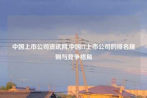 中国上市公司资讯网,中国IT上市公司的排名规则与竞争格局
