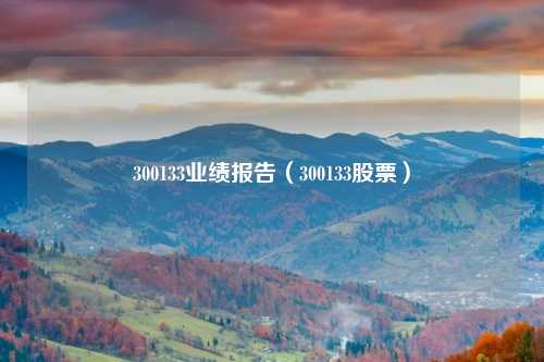 300133业绩报告（300133股票）