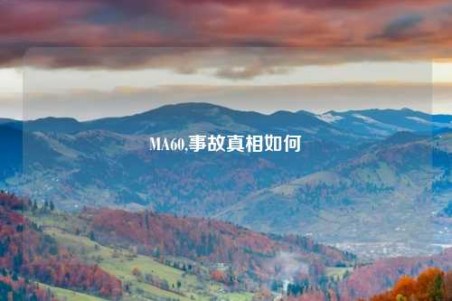 MA60,事故真相如何