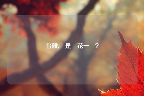 台股,還是曇花一現?