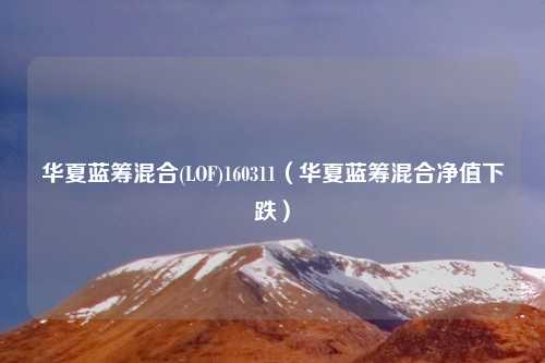 华夏蓝筹混合(LOF)160311(华夏蓝筹混合净值下跌)