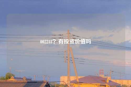 002241？有投资价值吗
