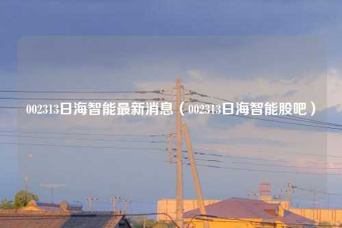 002313日海智能最新消息（002313日海智能股吧）