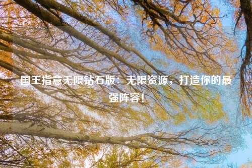 国王指意无限钻石版：无限资源，打造你的最强阵容！
