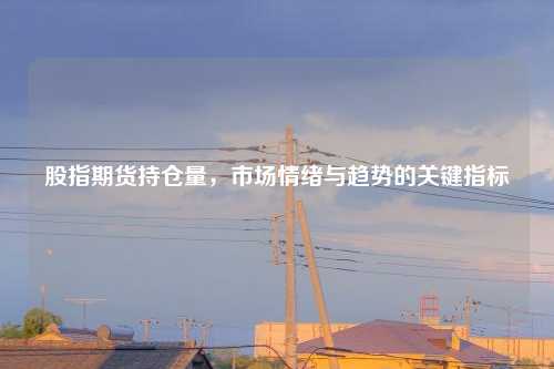 股指期货持仓量，市场情绪与趋势的关键指标