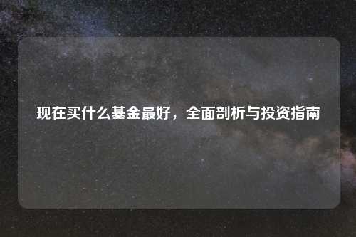 现在买什么基金最好，全面剖析与投资指南