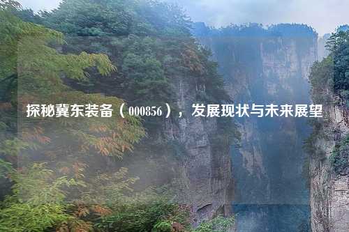 探秘冀东装备（000856），发展现状与未来展望