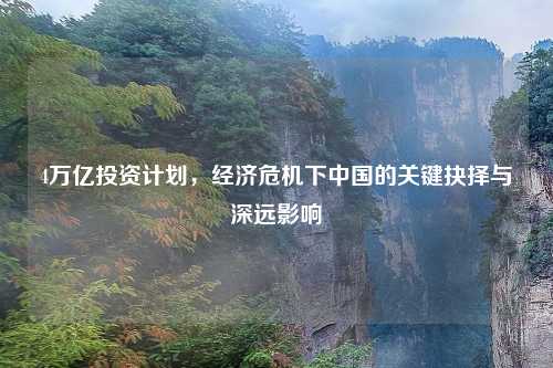 4万亿投资计划，经济危机下中国的关键抉择与深远影响
