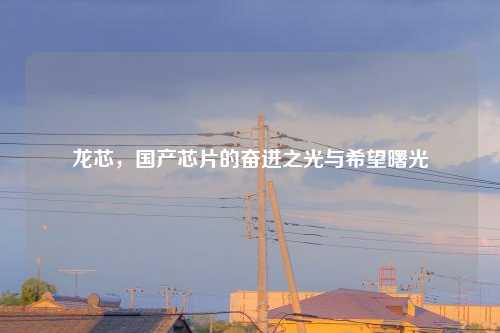 龙芯，国产芯片的奋进之光与希望曙光