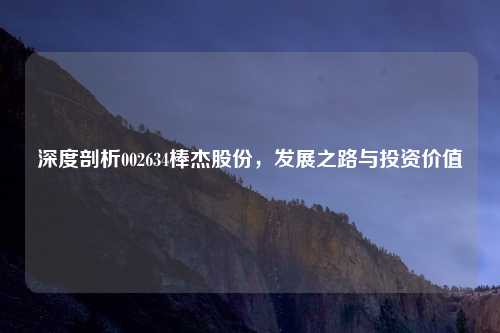 深度剖析002634棒杰股份，发展之路与投资价值