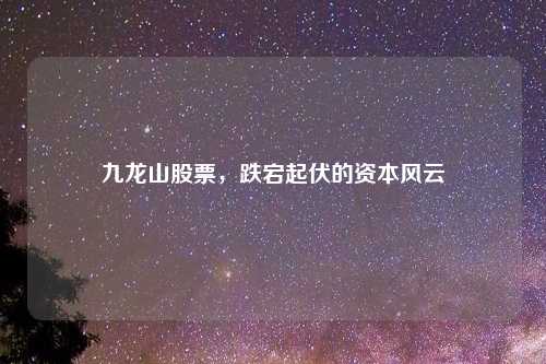 九龙山股票，跌宕起伏的资本风云