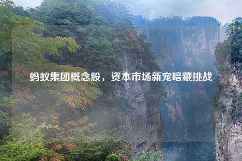 蚂蚁集团概念股，资本市场新宠暗藏挑战