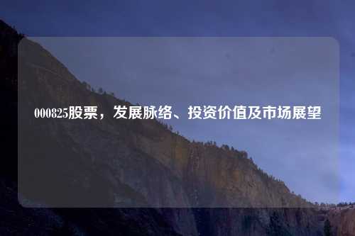 000825股票,发展脉络、投资价值及市场展望