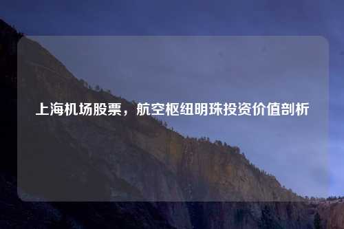 上海机场股票，航空枢纽明珠投资价值剖析